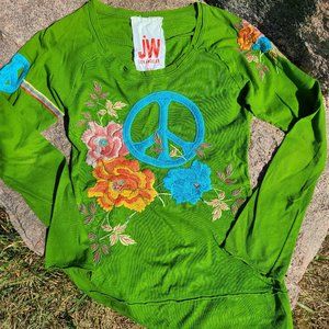 Johnny Was Embroidered Top